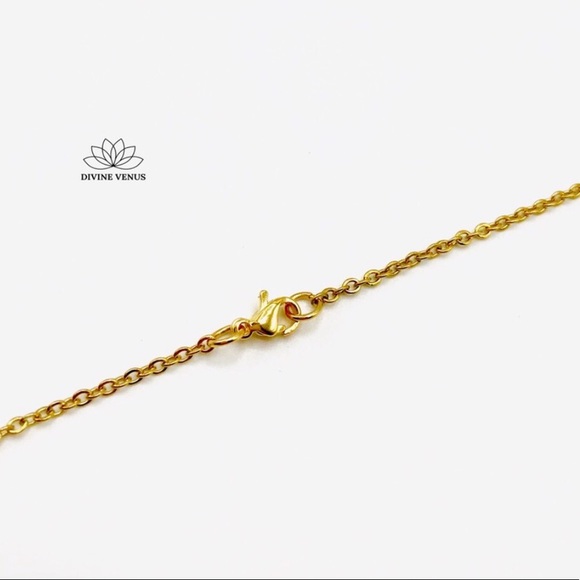 Evil Eye Necklace | Gold Plated Stainless Steel - Picture 6 of 6